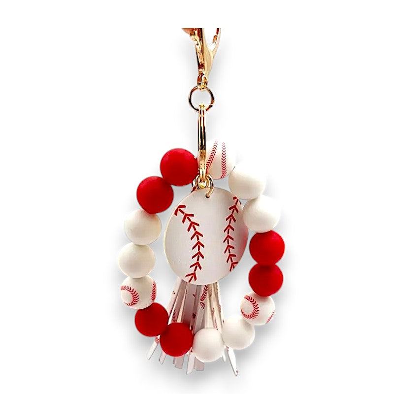 Baseball Wristlet Keychain image 1