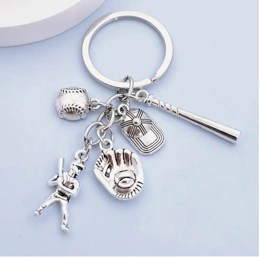Let's Play Ball Keychain image 0