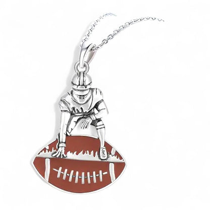 Football Pendant Necklace image 0