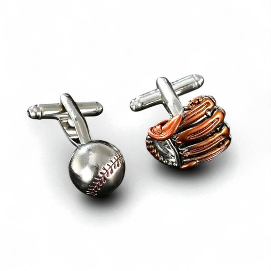 Baseball & Glove Cuff Links image 0