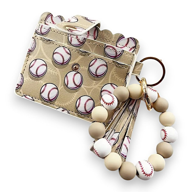 Baseball Wallet Keychain image 2
