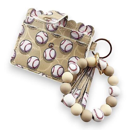 Baseball Wallet Keychain image 2