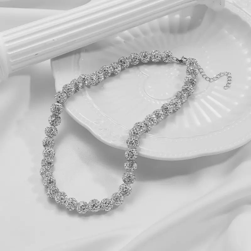 Blingy Rhinestone Necklace image 2