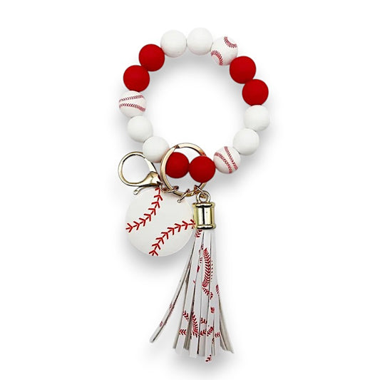 Baseball Wristlet Keychain image 0