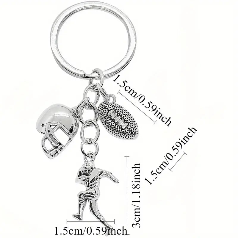 Football Gear Keychain image 1