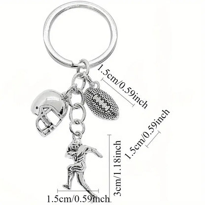 Football Gear Keychain image 1