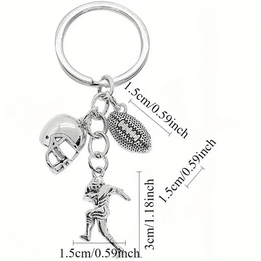 Football Gear Keychain image 1