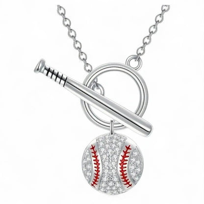 Baseball Pendant Necklace image 2