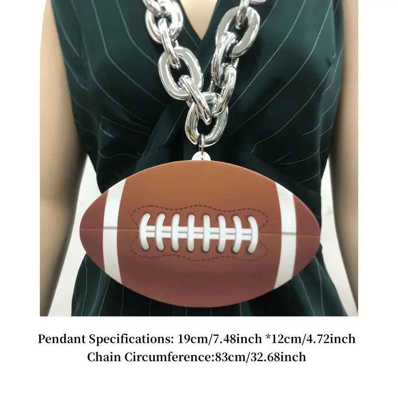 Giant Football Gameday Necklace image 2