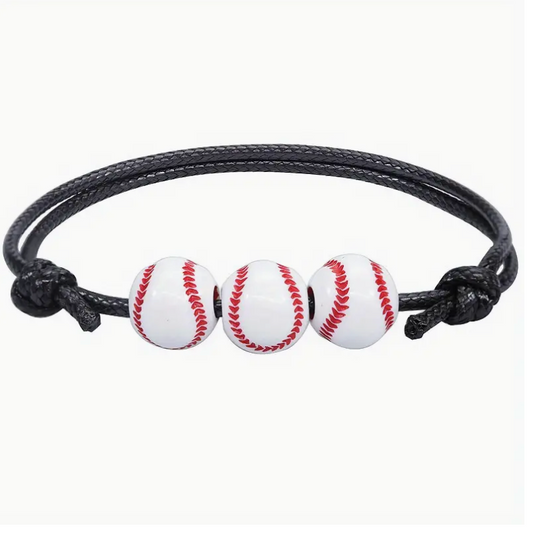 Baseball Woven Bracelet image 0